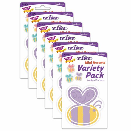 TREND Garden Bees Mini Accents Variety Pack, 216PK T10741